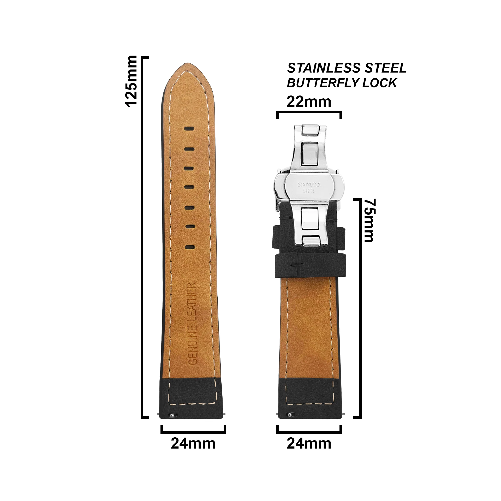 DBLACK [BUZZ] QUICK RELEASE, PREMIUM LEATHER STRAP - Image 14