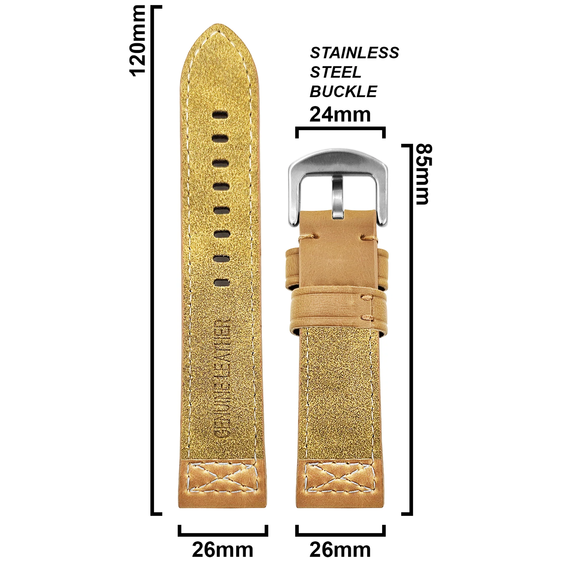 DBLACK [CROXX] THICK STRAP DESIGN, LEATHER STRAP - Image 25
