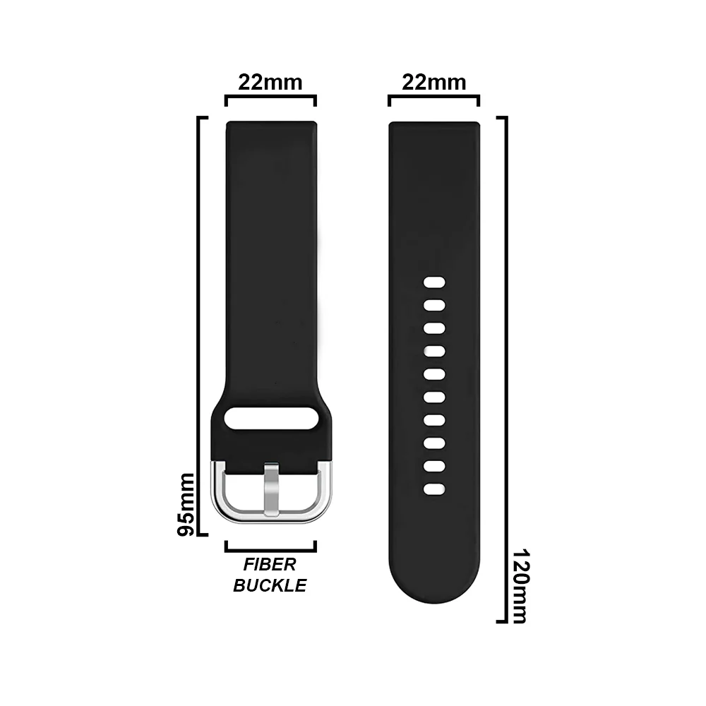 DBLACK [FOOSHA] QUICK RELEASE, SILICONE WATCH STRAP - Image 17