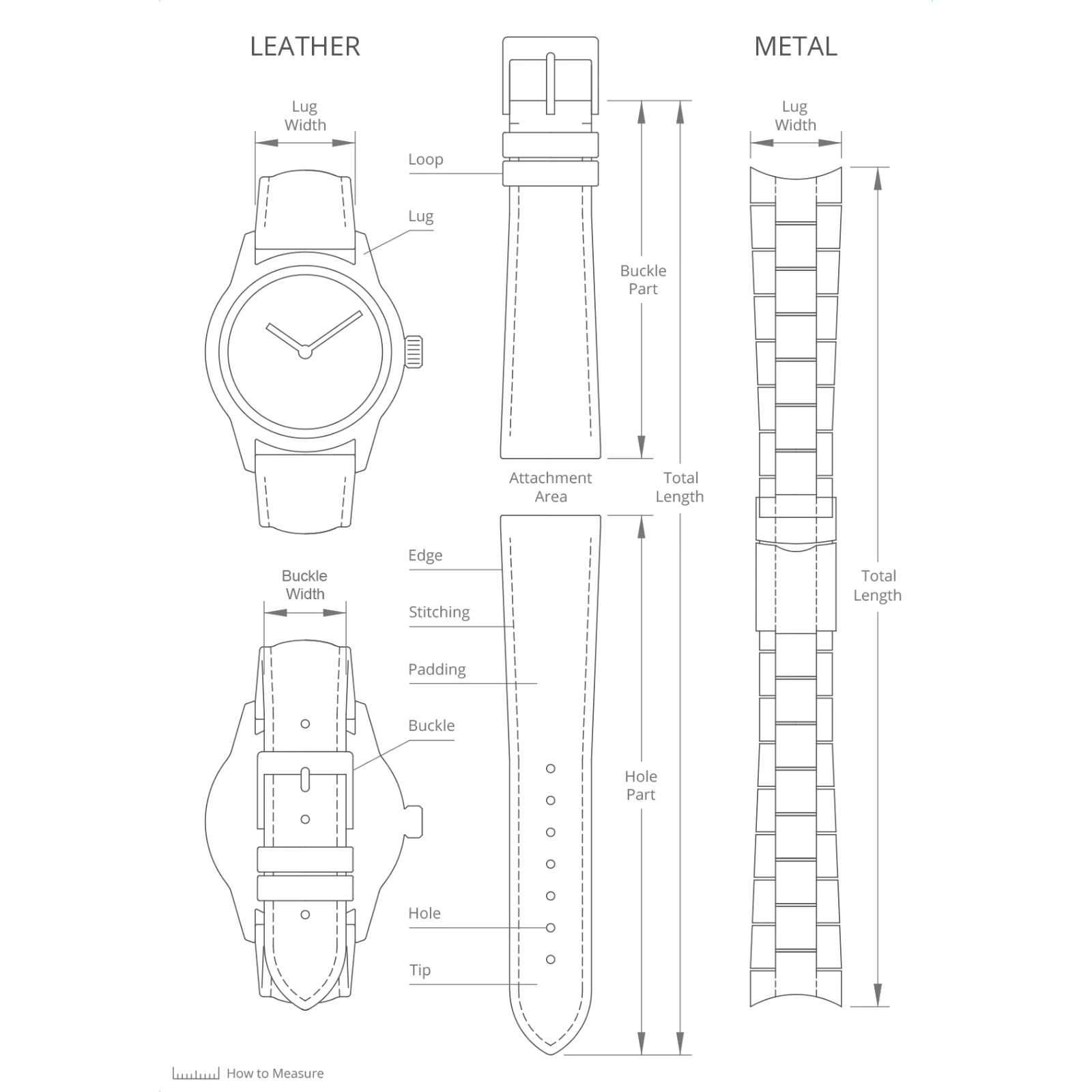DBLACK [TNDS1] THIN LEATHER STRAP // FOR "TITAN EDGE SLIM" WATCHES - Image 6